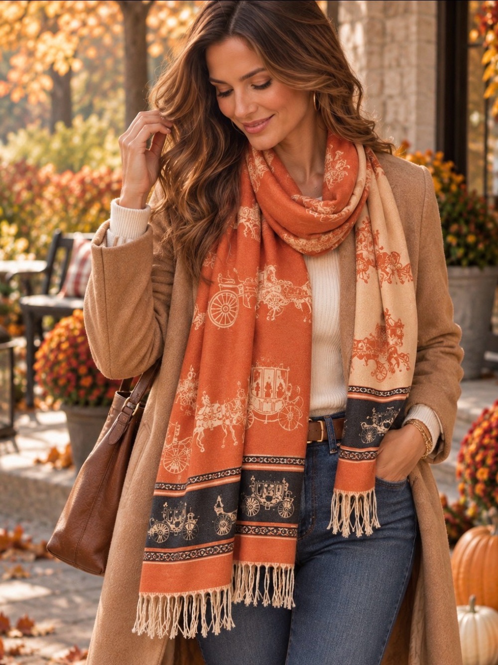 Fabulous Fall Fashion Designer Inspired Scarf/Wrap